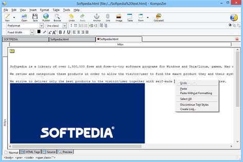 KompoZer for Windows .